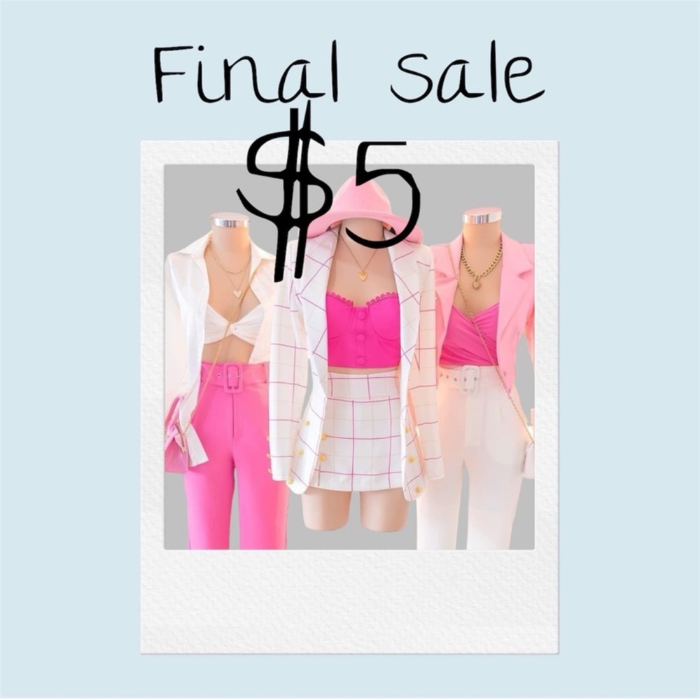 $5 Sale! No cancellations or returns